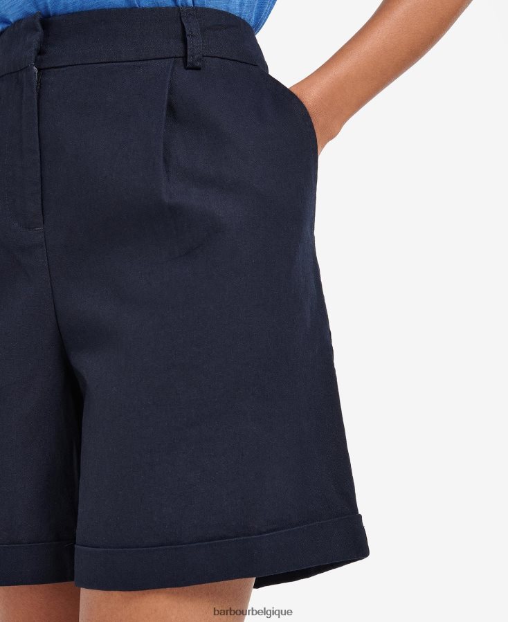 vêtements Barbour short darla indigo femmes T2L6ZP1781