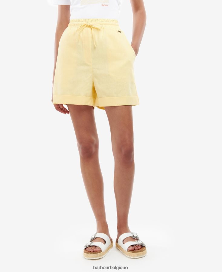 vêtements Barbour short elsden Babeurre femmes T2L6ZP1803