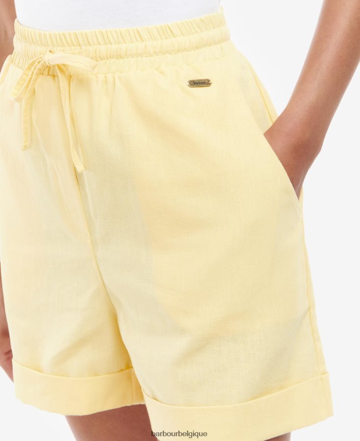 vêtements Barbour short elsden Babeurre femmes T2L6ZP1803