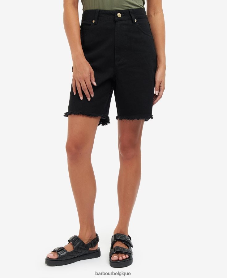 vêtements Barbour short galique blanc classique femmes T2L6ZP1799