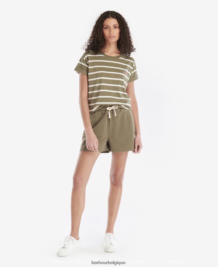 vêtements Barbour short otterburn marine femmes T2L6ZP1797