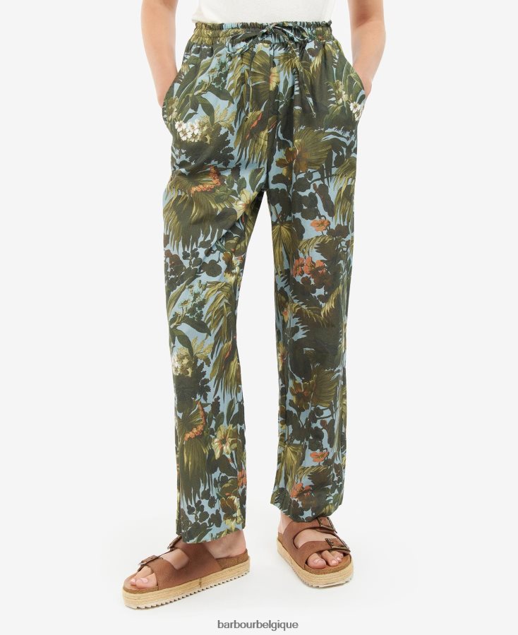 vêtements Barbour x House of Hackney ensemble pantalon lauriston limérence/ciel femmes T2L6ZP1763