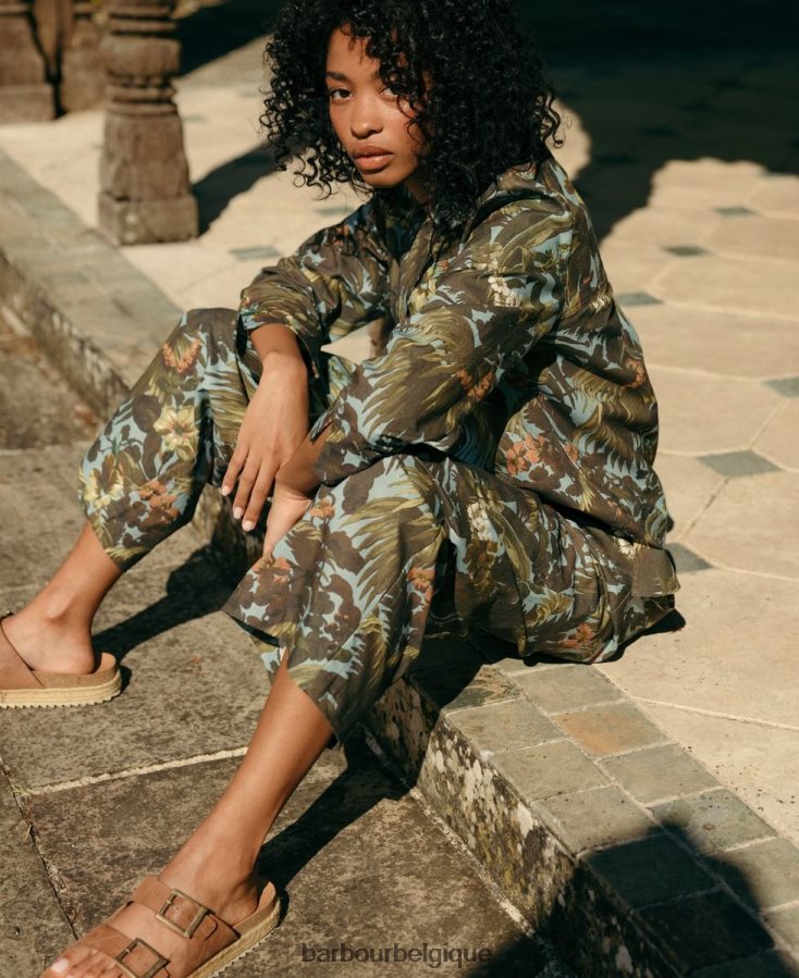 vêtements Barbour x House of Hackney ensemble pantalon lauriston limérence/ciel femmes T2L6ZP1763