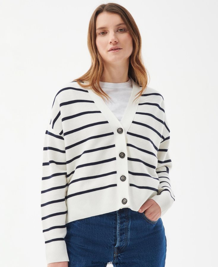 vêtements Barbour cardigan marin nuage femmes T2L6ZP1920