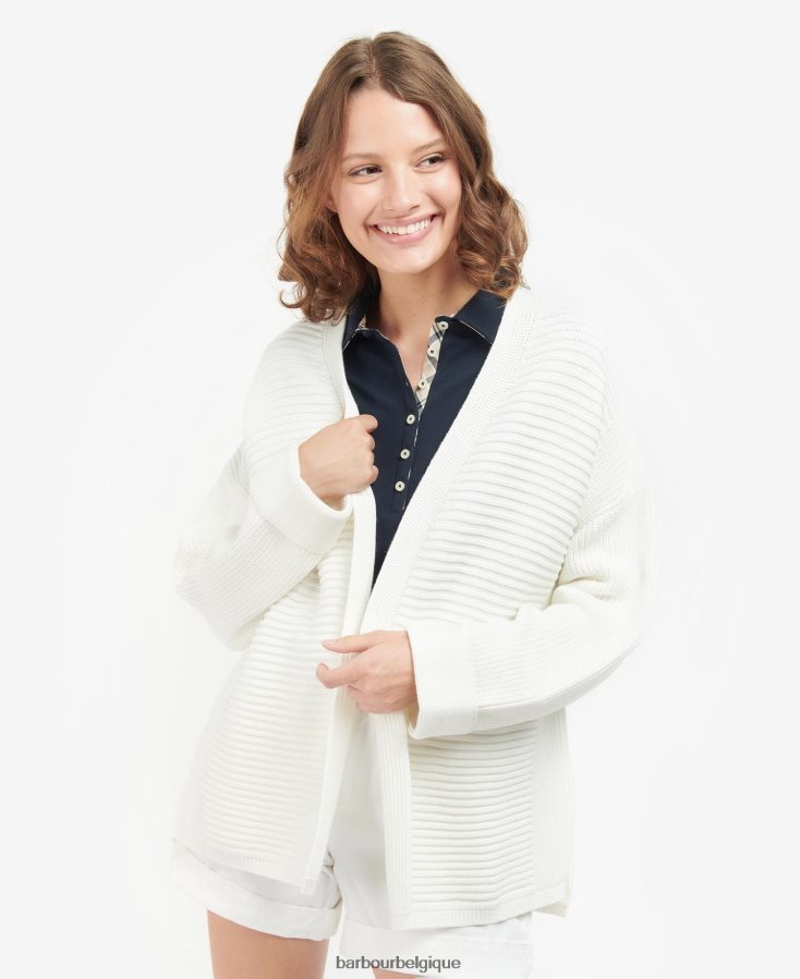 vêtements Barbour cardigan point guernesey marine femmes T2L6ZP1913