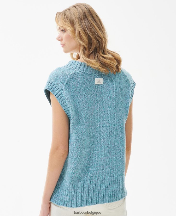 vêtements Barbour gilet en maille géranium cascade femmes T2L6ZP1923