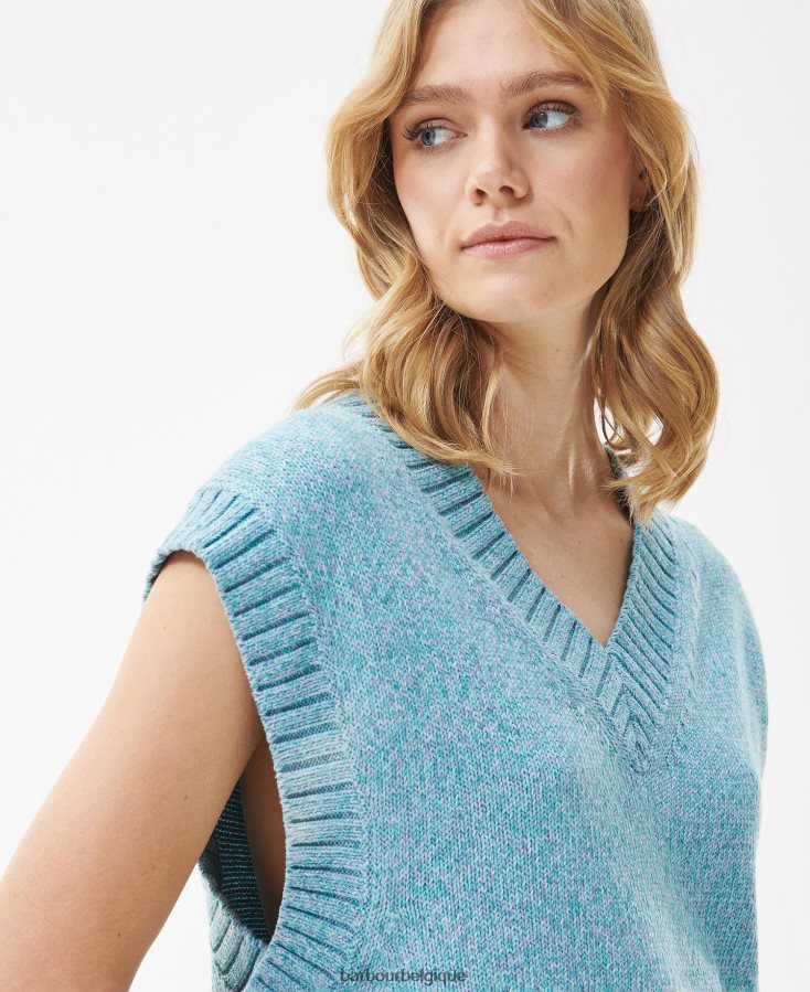 vêtements Barbour gilet en maille géranium cascade femmes T2L6ZP1923