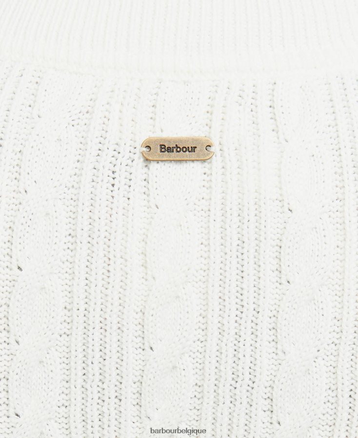 vêtements Barbour gilet pull en maille regia aran femmes T2L6ZP1955