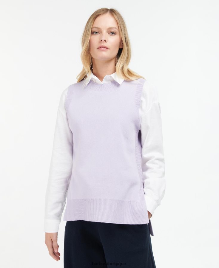 vêtements Barbour gilet pull tricoté ryhope iris femmes T2L6ZP1954