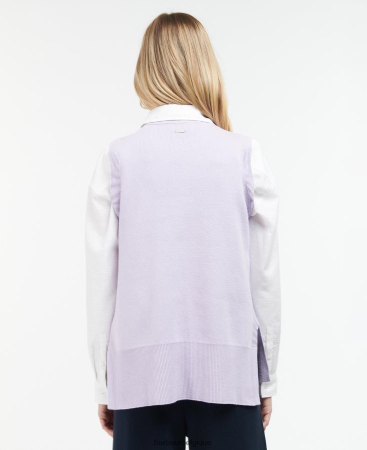 vêtements Barbour gilet pull tricoté ryhope iris femmes T2L6ZP1954