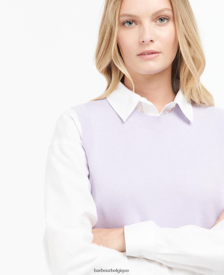 vêtements Barbour gilet pull tricoté ryhope iris femmes T2L6ZP1954