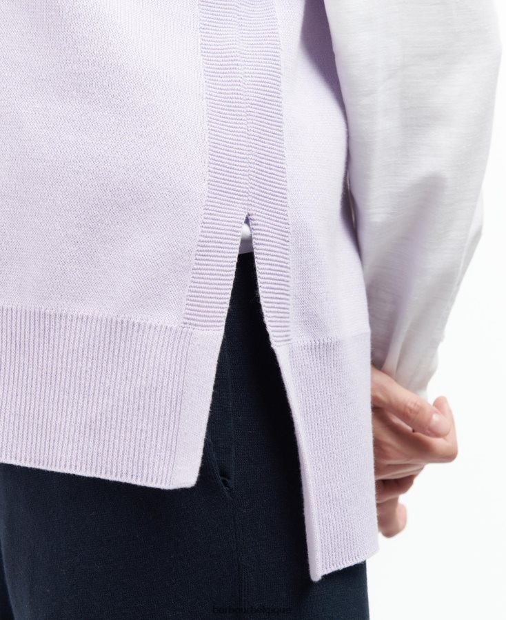 vêtements Barbour gilet pull tricoté ryhope iris femmes T2L6ZP1954