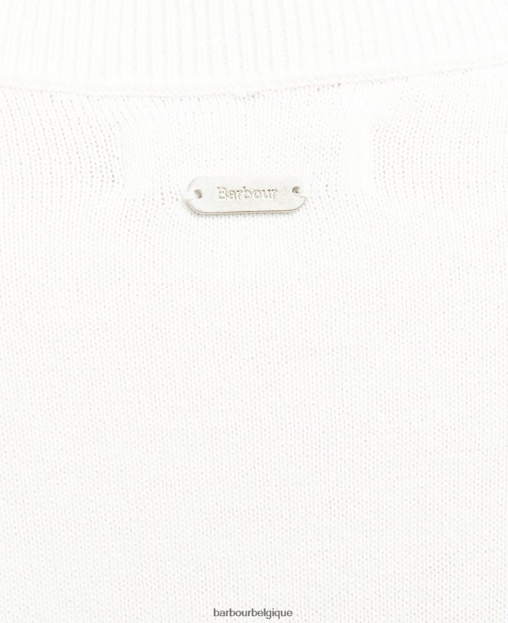 vêtements Barbour haut en maille renfew calicot/jacinthe des bois femmes T2L6ZP1948