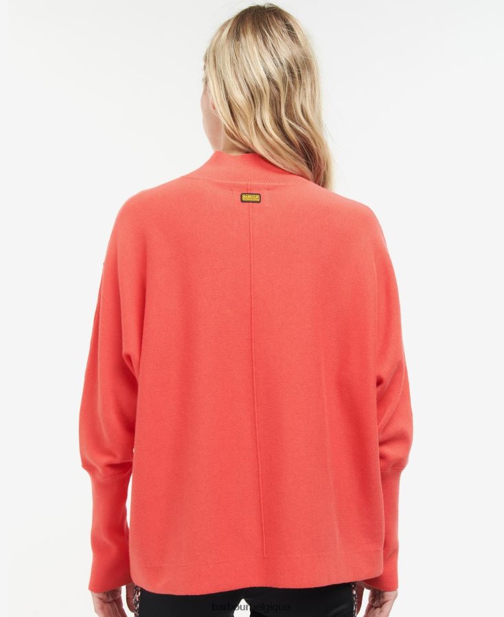 vêtements Barbour pull en maille roland noir classique femmes T2L6ZP1951