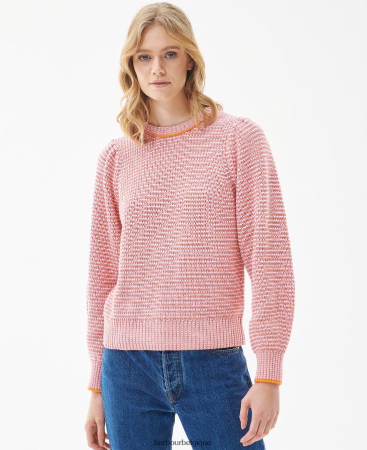 vêtements Barbour pull en maille snapdragon multi classique femmes T2L6ZP1924