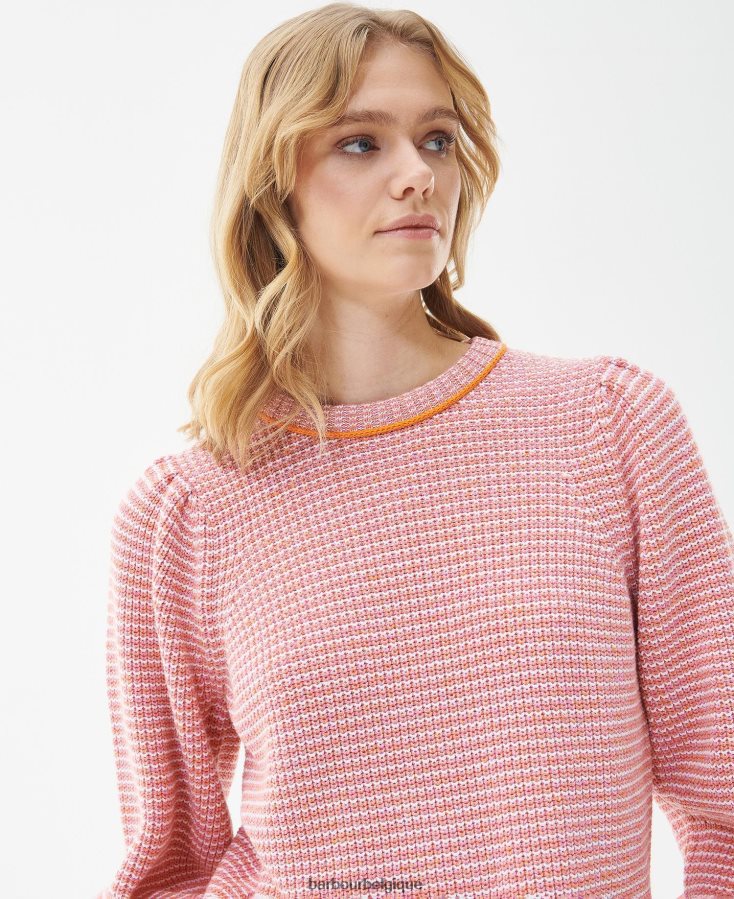 vêtements Barbour pull en maille snapdragon multi classique femmes T2L6ZP1924