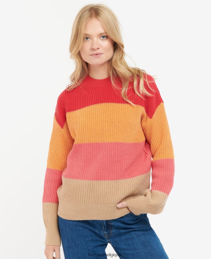 vêtements Barbour pull en maille ula multi-lumière femmes T2L6ZP1942