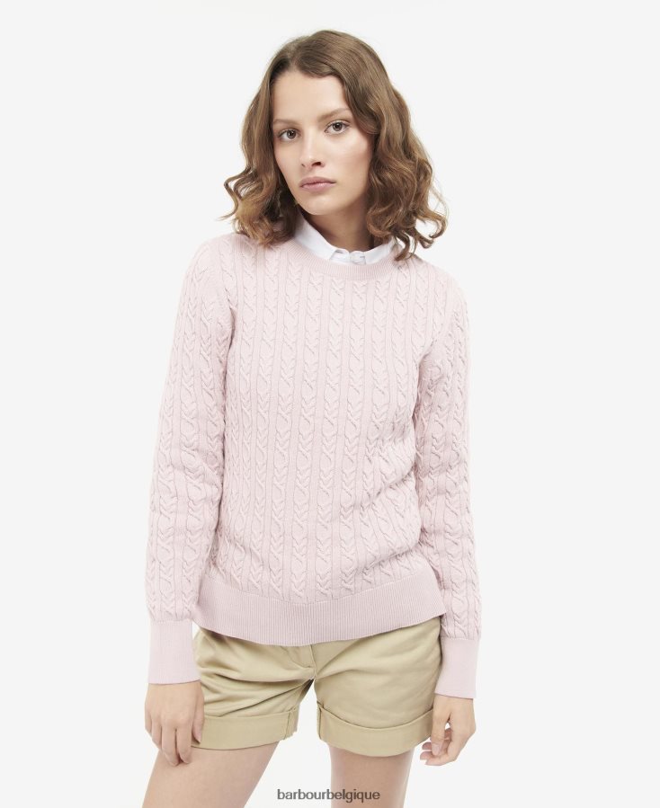 vêtements Barbour pull hampton marine femmes T2L6ZP1977