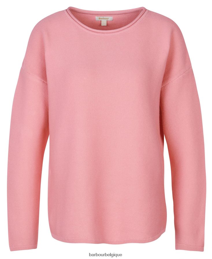 vêtements Barbour pull marinière en maille cascade femmes T2L6ZP1911