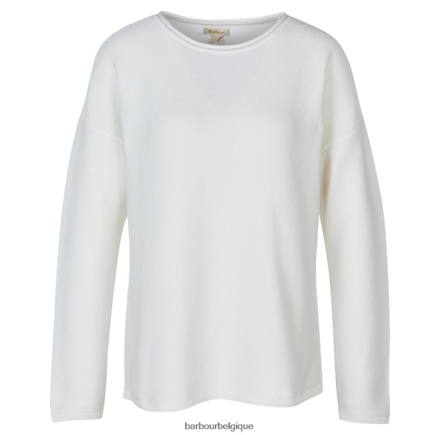 vêtements Barbour pull marinière en maille cascade femmes T2L6ZP1922