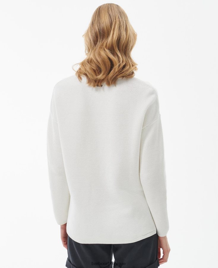 vêtements Barbour pull marinière en maille cascade femmes T2L6ZP1922