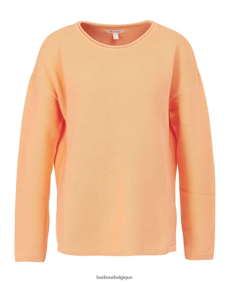 vêtements Barbour pull marinière en maille lavande femmes T2L6ZP1978