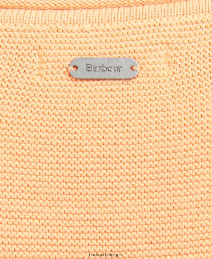 vêtements Barbour pull marinière en maille lavande femmes T2L6ZP1978