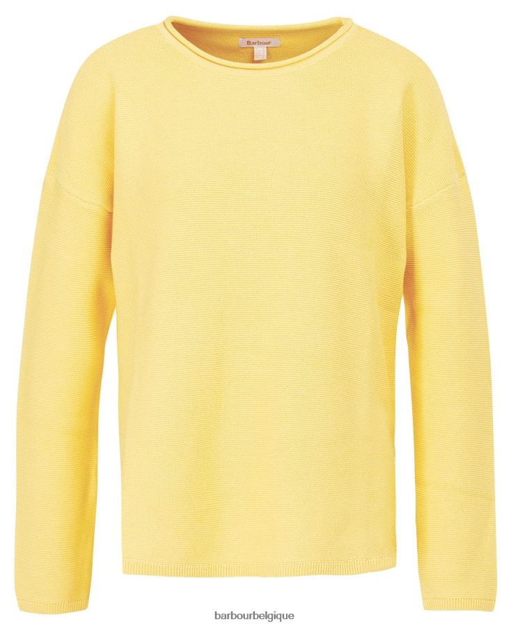 vêtements Barbour pull marinière en maille lavande femmes T2L6ZP1980