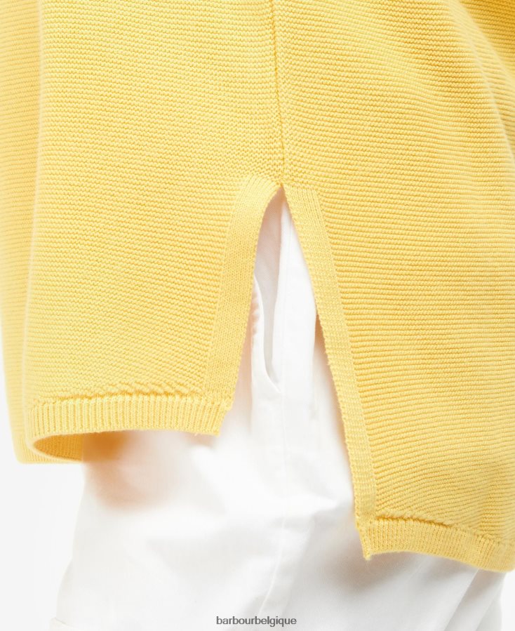 vêtements Barbour pull marinière en maille lavande femmes T2L6ZP1980