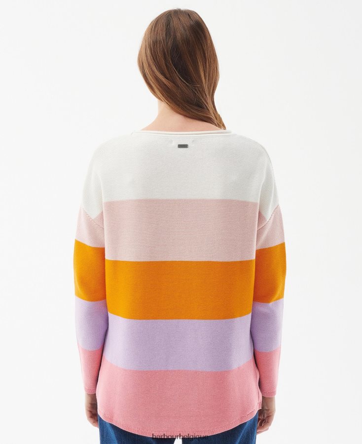 vêtements Barbour pull marinière en maille rayée multi classique femmes T2L6ZP1930