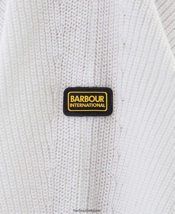 vêtements Barbour pull sanderson corail atomique femmes T2L6ZP1965