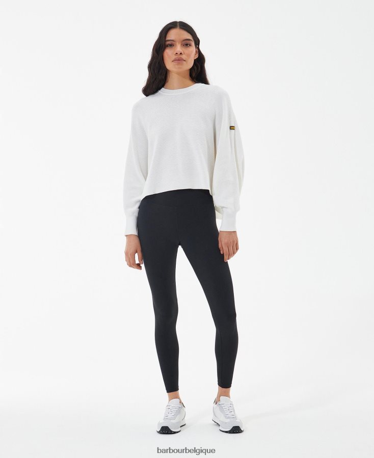 vêtements Barbour pull sanderson corail atomique femmes T2L6ZP1965