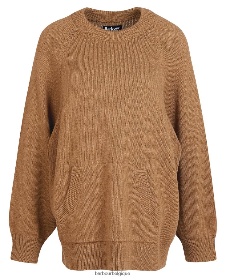 vêtements Barbour tricot de coup de circuit noir femmes T2L6ZP1981