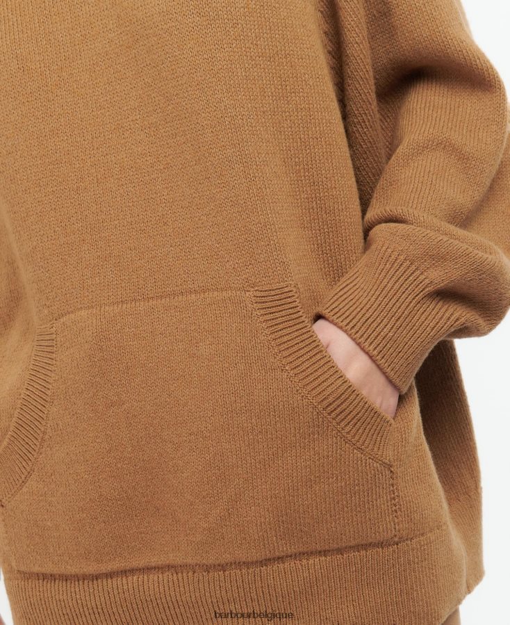 vêtements Barbour tricot de coup de circuit noir femmes T2L6ZP1981