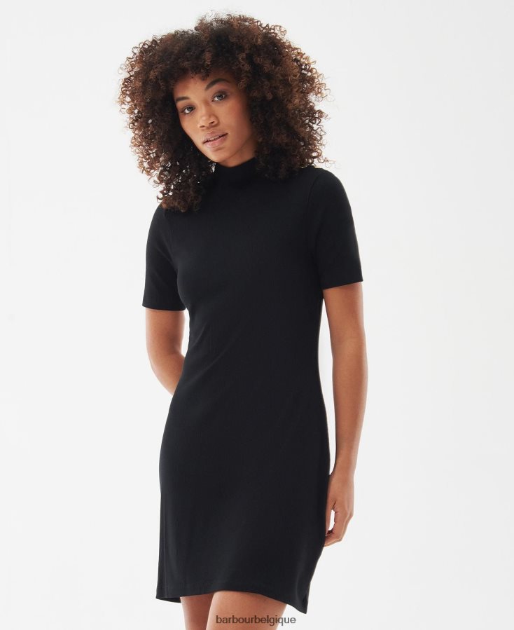 vêtements Barbour robe anderson noir classique femmes T2L6ZP1870