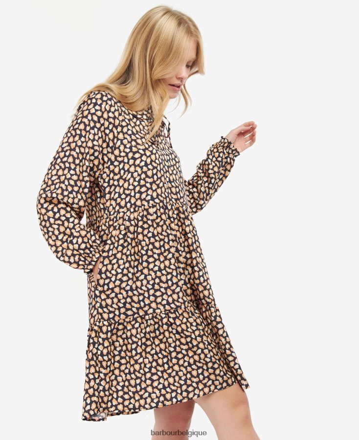 vêtements Barbour robe apia multi-lumière femmes T2L6ZP1865