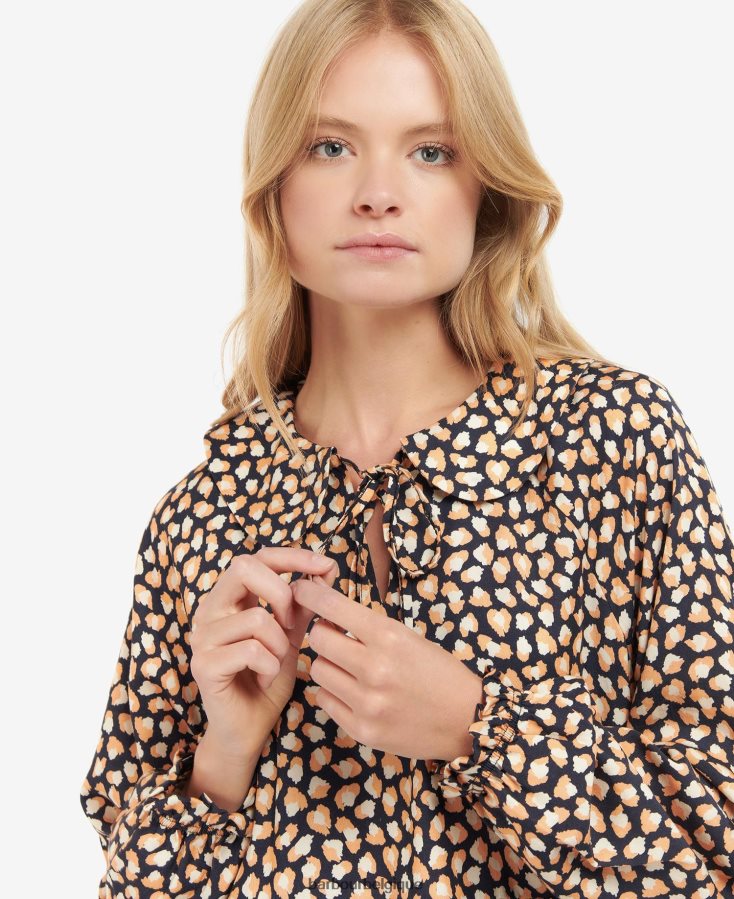 vêtements Barbour robe apia multi-lumière femmes T2L6ZP1865