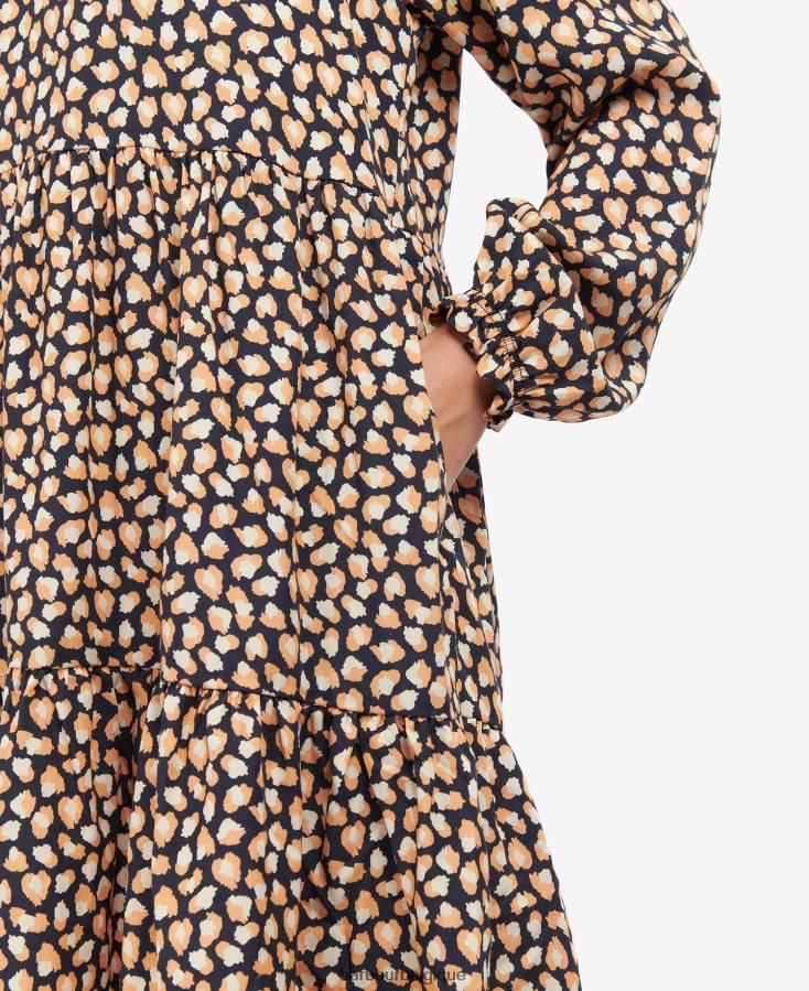 vêtements Barbour robe apia multi-lumière femmes T2L6ZP1865