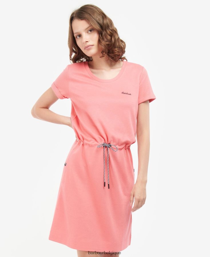 vêtements Barbour robe baymouth marine femmes T2L6ZP1843