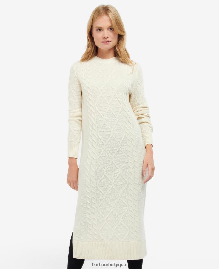 vêtements Barbour robe brûlée marine femmes T2L6ZP1878