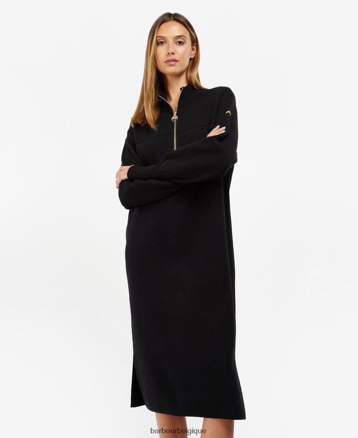 vêtements Barbour robe carmone noir classique femmes T2L6ZP1879
