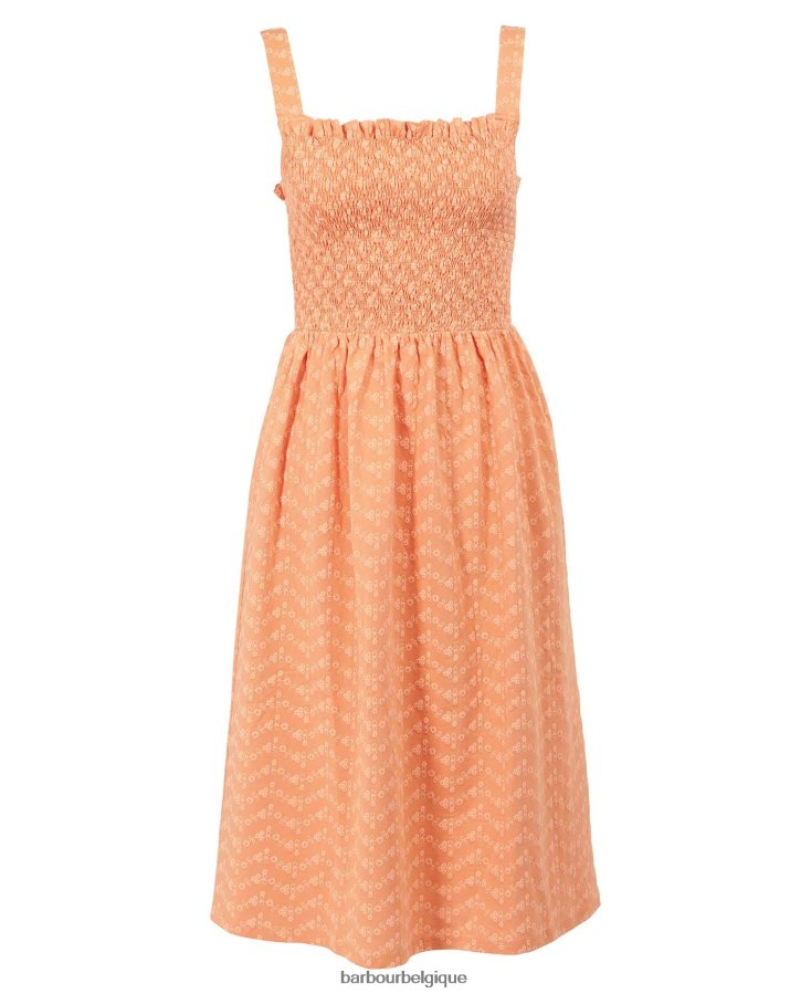 vêtements Barbour robe de colline pêcher femmes T2L6ZP1817