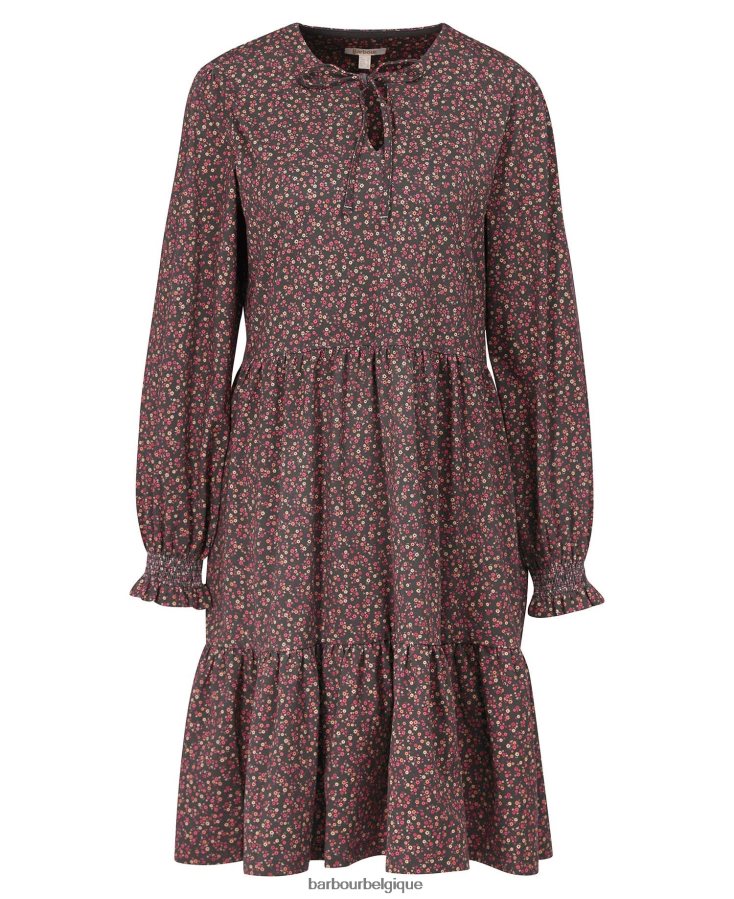 vêtements Barbour robe de dana multi-lumière femmes T2L6ZP1889