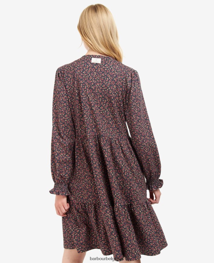 vêtements Barbour robe de dana multi-lumière femmes T2L6ZP1889