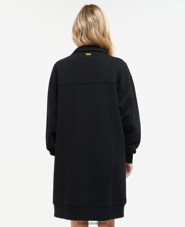 vêtements Barbour robe de fenway noir classique femmes T2L6ZP1902