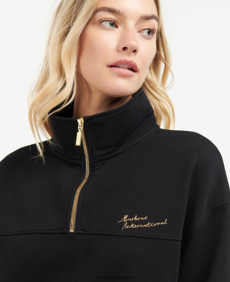 vêtements Barbour robe de fenway noir classique femmes T2L6ZP1902