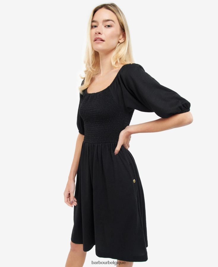 vêtements Barbour robe galique noir classique femmes T2L6ZP1893