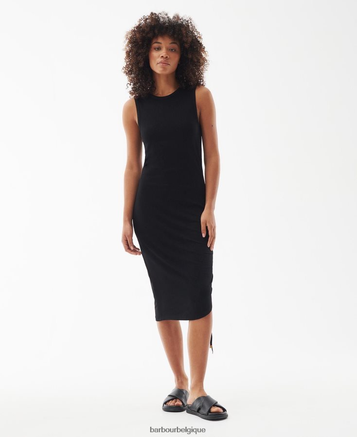 vêtements Barbour robe lorimer jaune doux femmes T2L6ZP1847