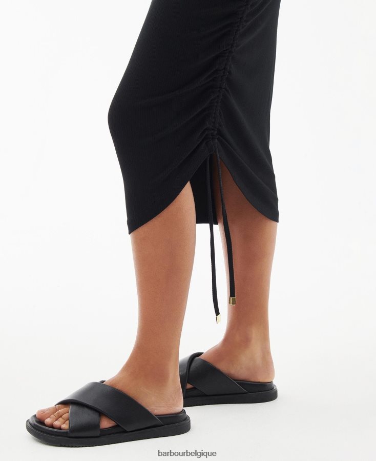 vêtements Barbour robe lorimer jaune doux femmes T2L6ZP1847