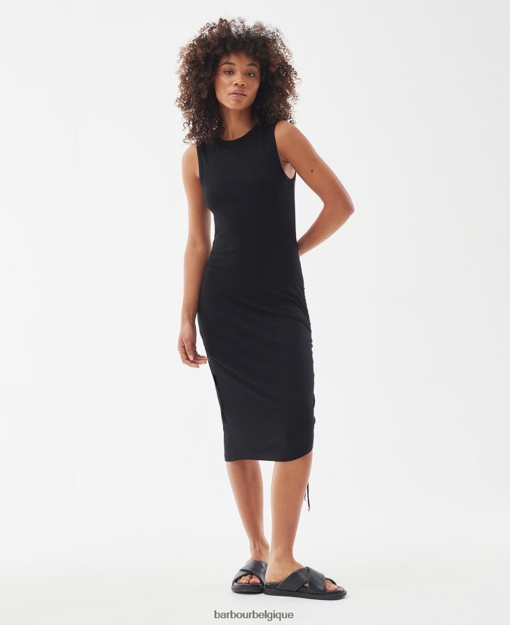 vêtements Barbour robe lorimer jaune doux femmes T2L6ZP1847